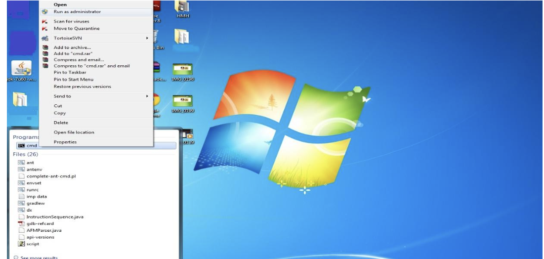 Run as Administrator