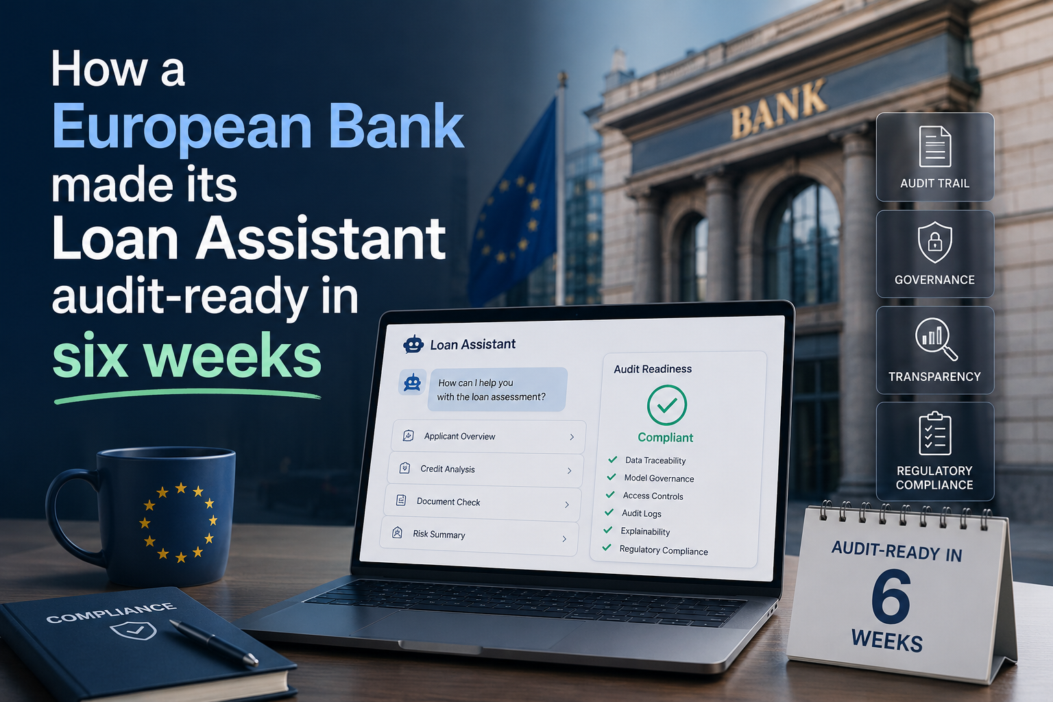How a European Bank made its Loan Assistant audit-ready in six weeks